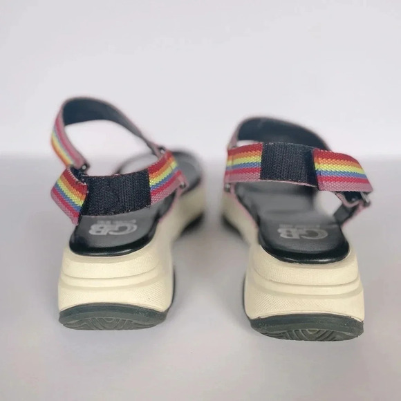 Gianni Bini Rainbow platform sandals size 8 - Picture 8 of 9